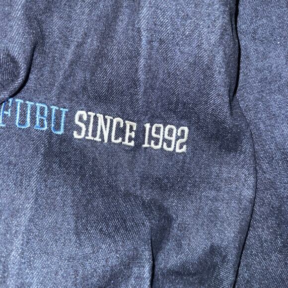 Fubu Vintage 1990’s Men’s Blue Denim Trucker Jean Jacket Size XL - Picture 11 of 15